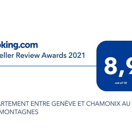Appartement Entre Geneve Et Chamonix Au Pied Des Montagnes Cluses Buitenkant foto